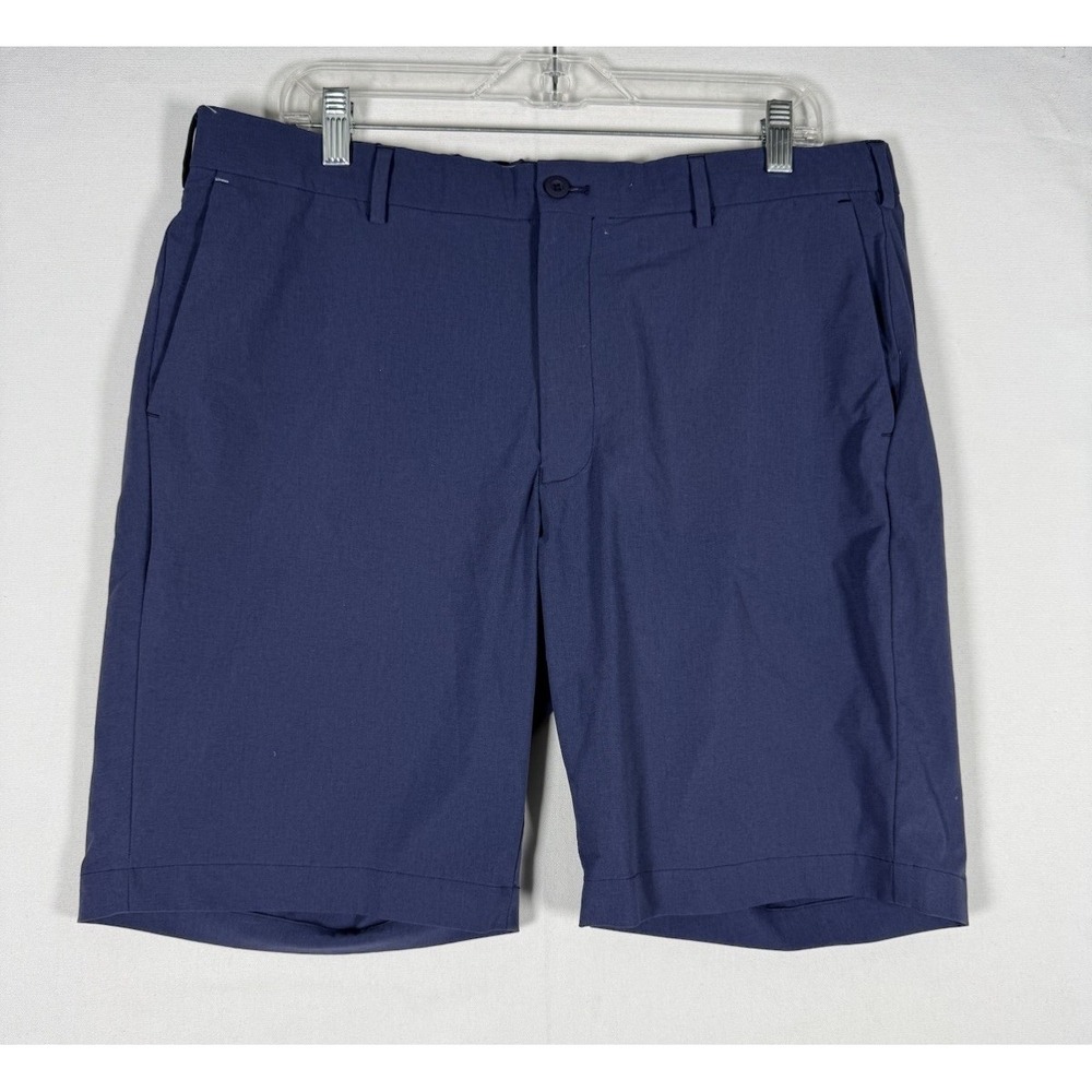 Peter Millar Shorts Mens 36 Blue Crown Crafted Surge Golf Stretch Chino 9 In